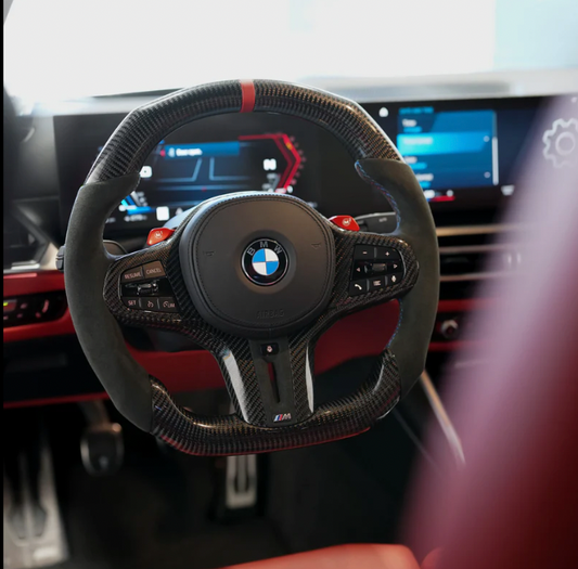 BMW G-Series Fully Bespoke Carbon Fiber Steering Wheel