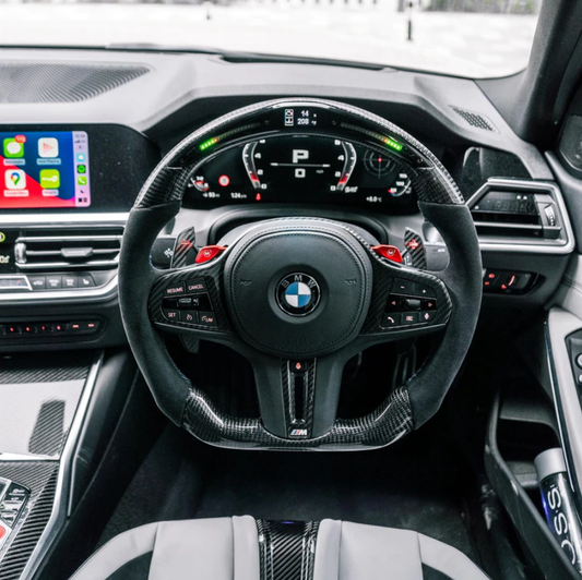 BMW G8x Fully Bespoke Carbon Fiber Steering Wheel